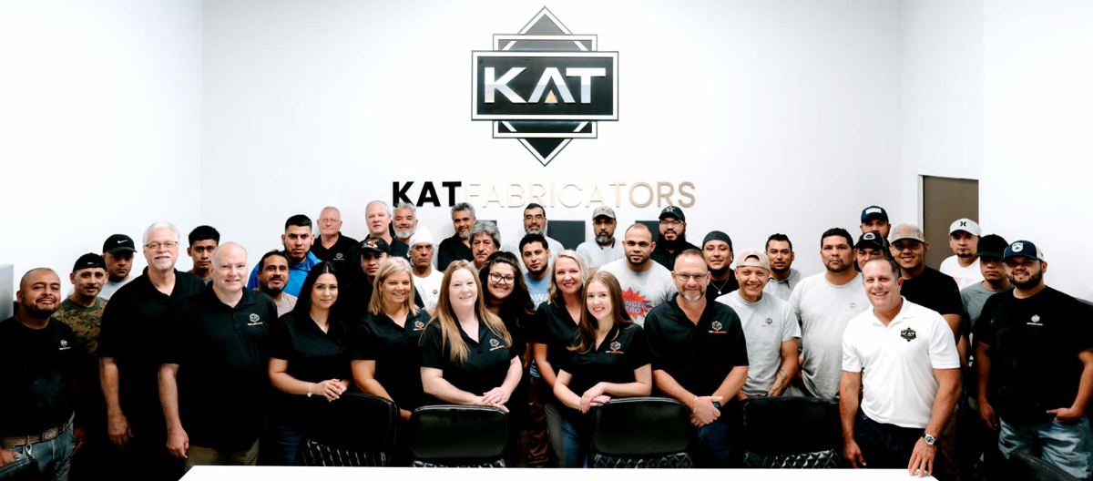 The KAT Fabricators family team at their Dallas stone shop
